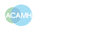 the association for child and adolescent mental health Logo White